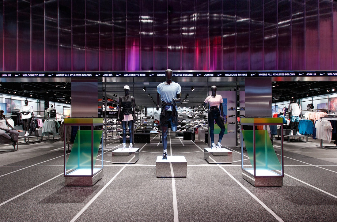a display of men's clothing in a store